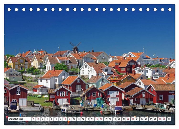 Produktbild: Skandinavische Impressionen - Oasen der Ruhe (Tischkalender 2026 DIN A5 quer), CALVENDO Monatskalender