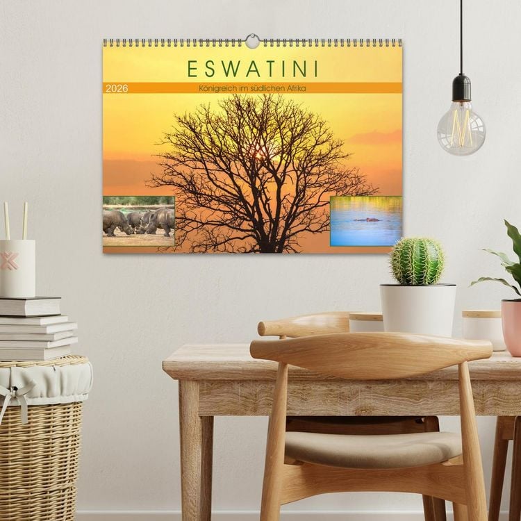 Produktbild: Eswatini - K&ouml;nigreich im s&uuml;dlichen Afrika (Wandkalender 2026 DIN A3 quer), CALVENDO Monatskalender