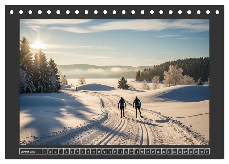 Produktbild: Aktives Sauerland (Tischkalender 2026 DIN A5 quer), CALVENDO Monatskalender
