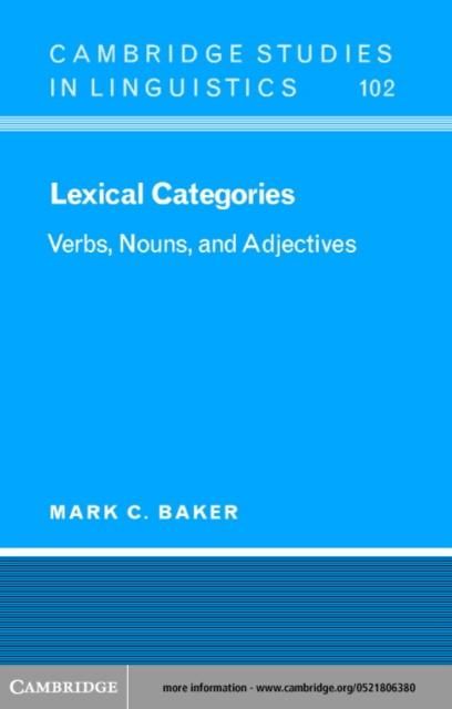 Produktbild: Lexical Categories