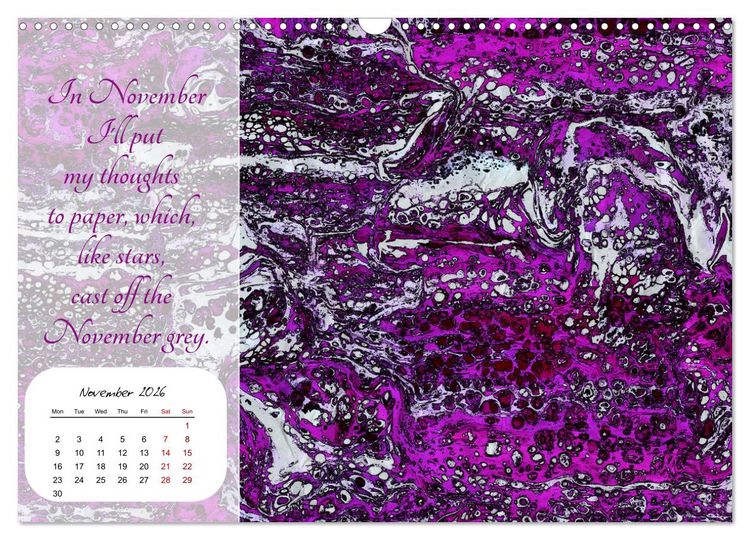 Produktbild: Your year filled with mindfulness (Wall Calendar 2026 DIN A3 landscape), CALVENDO 12 Month Wall Calendar