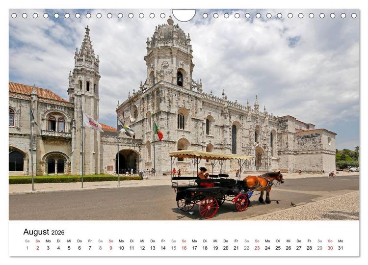 Produktbild: Lissabon Highlights von Petrus Bodenstaff (Wandkalender 2026 DIN A4 quer), CALVENDO Monatskalender