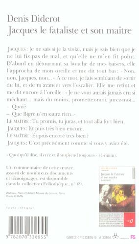 Produktbild: Jacques le fataliste et son ma&icirc;tre