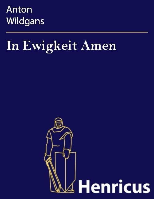 Produktbild: In Ewigkeit Amen