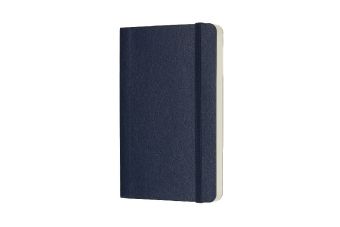 Produktbild: MOLESKINE NOTIZBUCH P/A6, BLANKO, SOFT COVER, SAPHIR