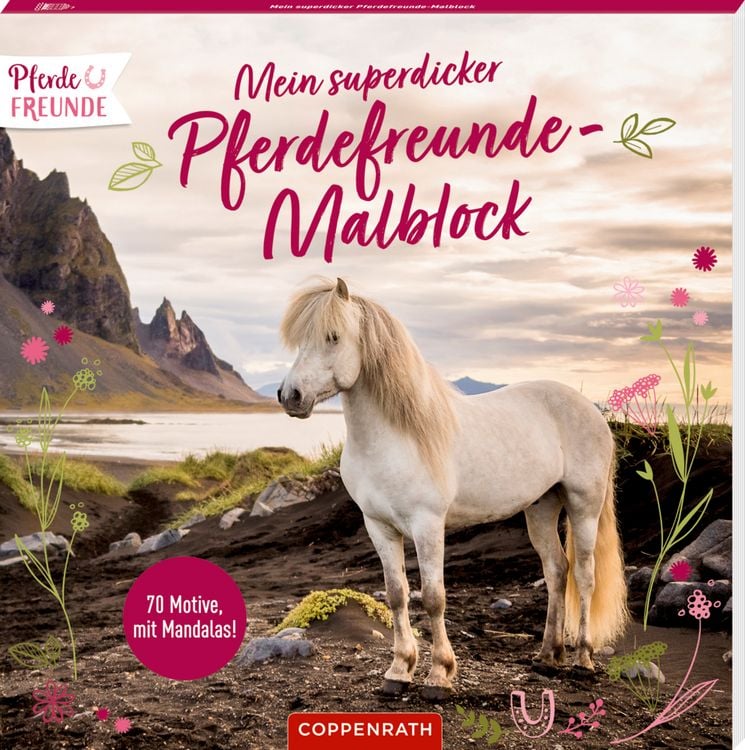 Produktbild: Mein superdicker Pferdefreunde-Malblock