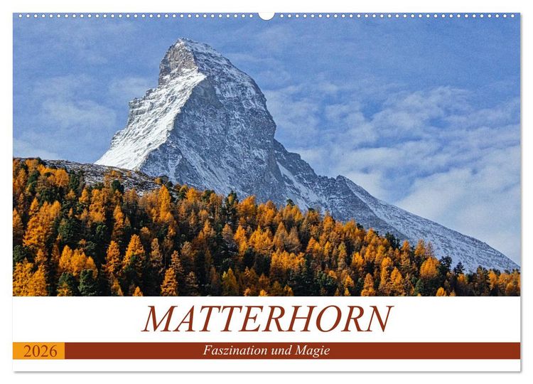Produktbild: MATTERHORN. Faszination und Magie (Wandkalender 2026 DIN A2 quer), CALVENDO Monatskalender