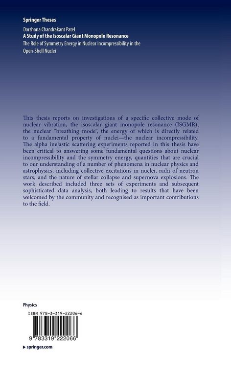 Produktbild: A Study of the Isoscalar Giant Monopole Resonance