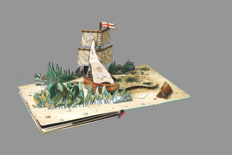 Produktbild: 24 DAYS ESCAPE 3D Pop-Up-Adventskalender&ndash; Sherlock Holmes und der Schl&uuml;ssel des Poseidon