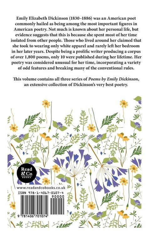 Produktbild: Poems by Emily Dickinson - Three Series, Complete