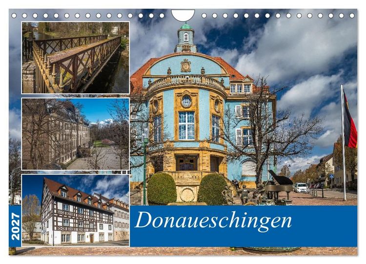 Produktbild: Donaueschingen (Wandkalender 2027 DIN A4 quer), CALVENDO Monatskalender