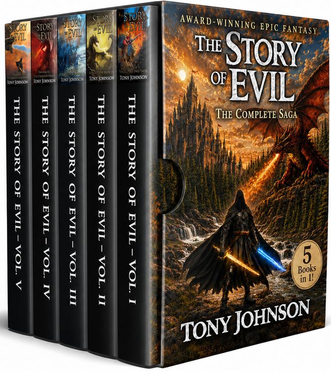 Produktbild: The Story of Evil - An Epic Fantasy Saga (Vol. I-V)