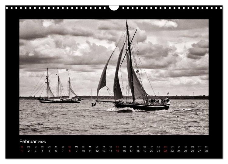 Produktbild: Segelschiffe auf der Ostsee (Wandkalender 2026 DIN A3 quer), CALVENDO Monatskalender