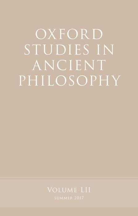 Produktbild: Oxford Studies in Ancient Philosophy, Volume 52