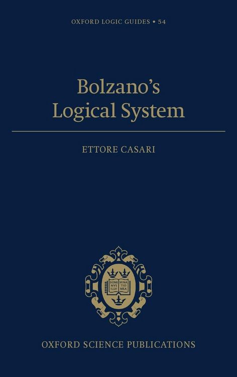 Produktbild: BOLZANO'S LOGICAL SYSTEM OLG C