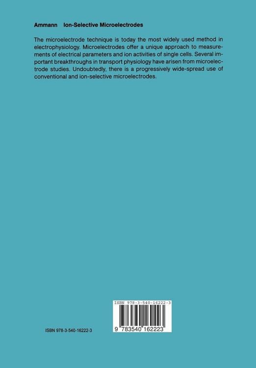 Produktbild: Ion-Selective Microelectrodes