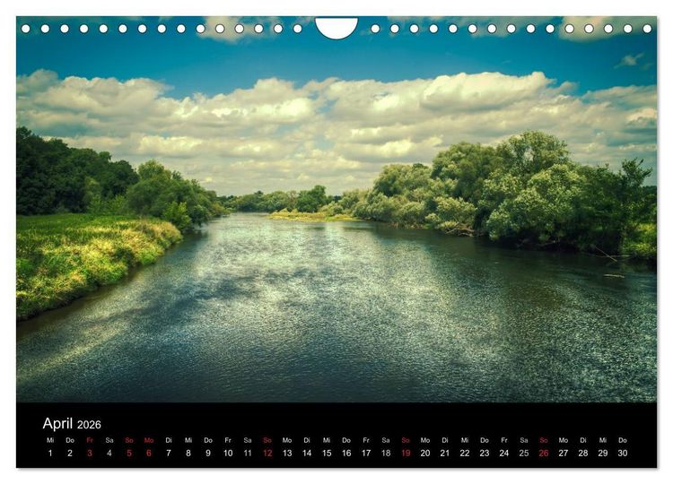 Produktbild: Dessau - Kulturlandschaft (Wandkalender 2026 DIN A4 quer), CALVENDO Monatskalender