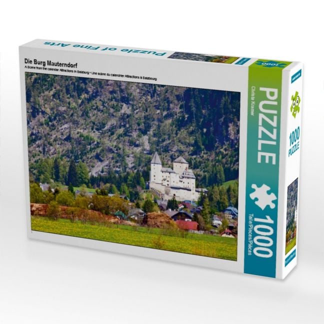Produktbild: CALVENDO Puzzle Die Burg Mauterndorf 1000 Teile Puzzle quer | 1000 Teile Lege-Gr&ouml;&szlig;e 64 &times; 48 cm Foto-Puzzle f&uuml;r gl&uuml;ckliche Stunden