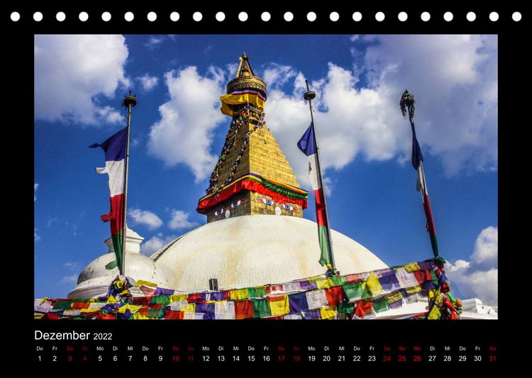 Produktbild: Mystisches Nepal - Am Fu&szlig;e des Himalaya (Tischkalender 2022 DIN A5 quer)