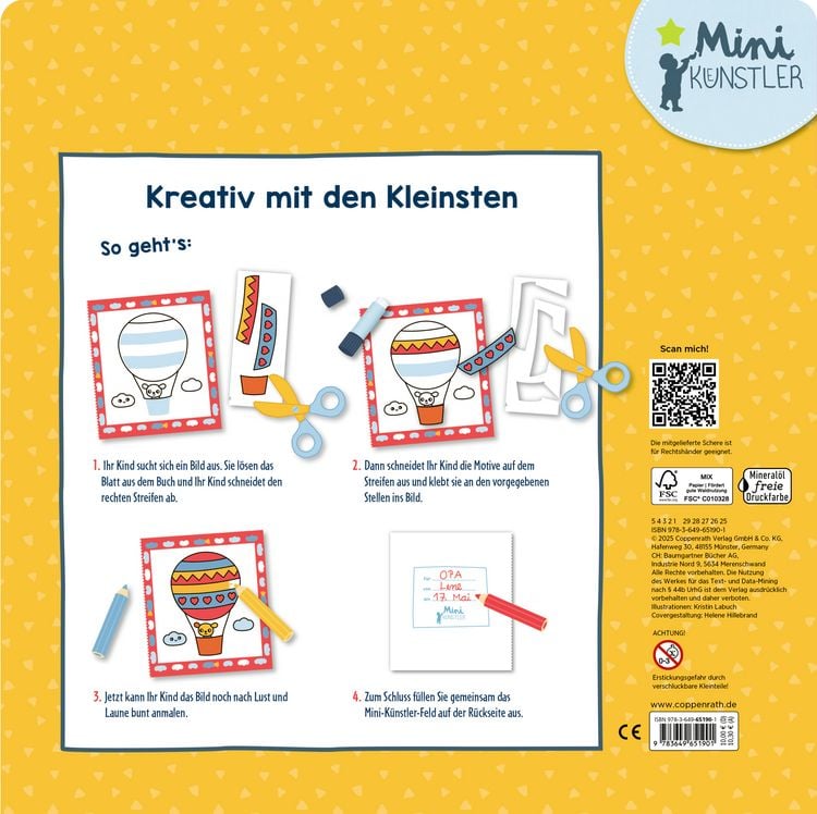 Produktbild: Mein erstes Bastelbuch mit Schere