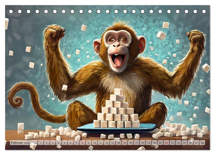 Produktbild: Tierische Metaphern (Tischkalender 2026 DIN A5 quer), CALVENDO Monatskalender