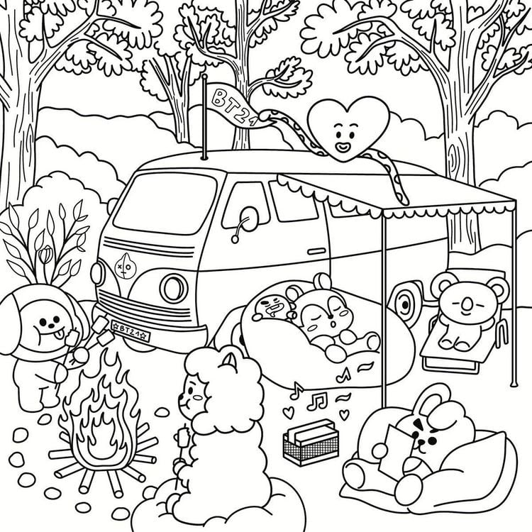 Produktbild: BT21 Color the Universe