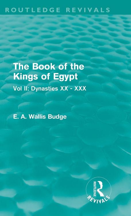 Produktbild: The Book of the Kings of Egypt (Routledge Revivals)