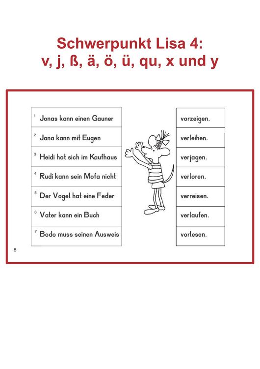 Produktbild: Lesen mit Lisa - Heft 4