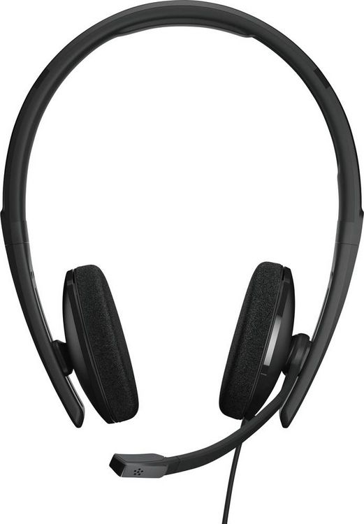 Produktbild: EPOS On Ear Headset kabelgebunden Stereo Schwarz Noise Cancelling Lautst&auml;rkeregelung, Mikrofon-Stummschaltung Telefon