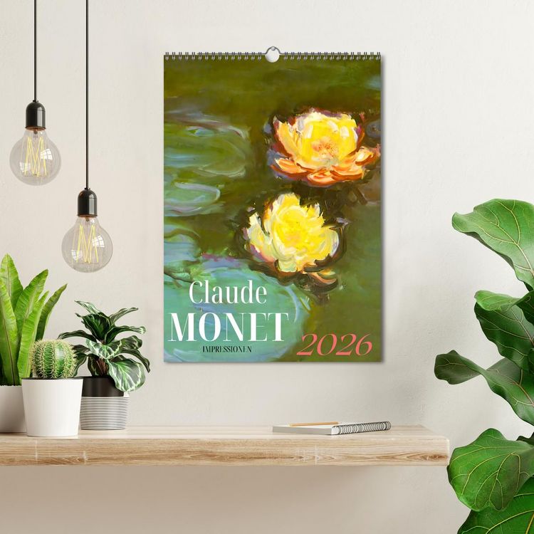 Produktbild: Claude Monet Impressionen 2026 (Wandkalender 2026 DIN A3 hoch), CALVENDO Monatskalender