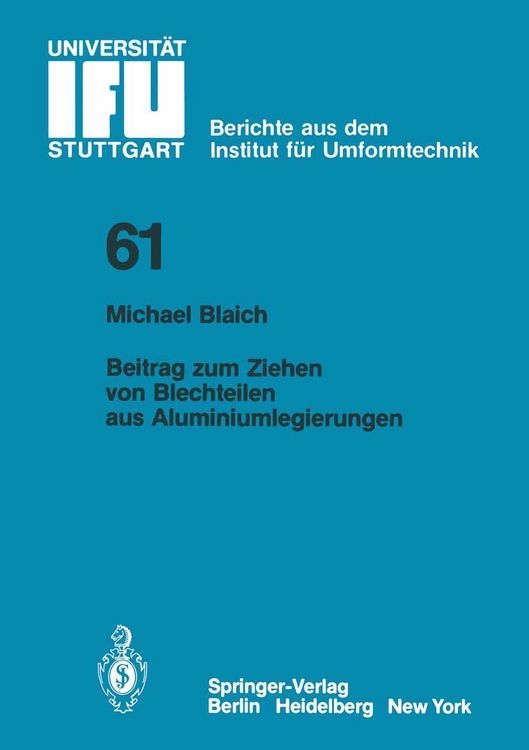 Produktbild: Beitrag zum Ziehen von Blechteilen aus Aluminiumlegierungen