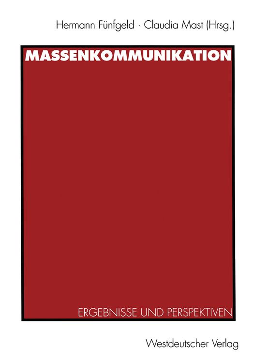 Produktbild: Massenkommunikation
