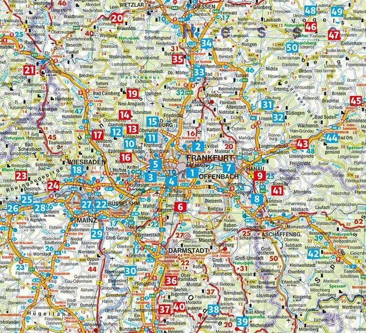 Produktbild: ROTHER Wanderf&uuml;hrer Rund um Frankfurt