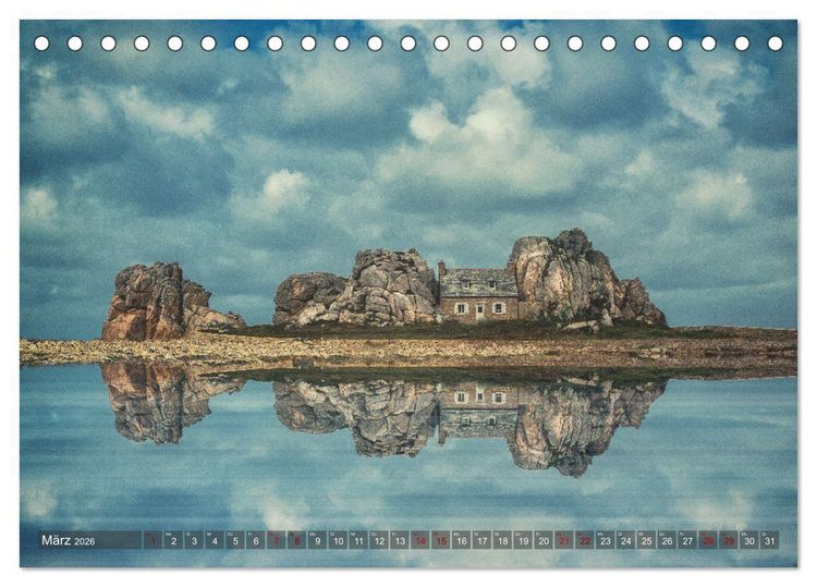 Produktbild: Magische Bretagne (Tischkalender 2026 DIN A5 quer), CALVENDO Monatskalender