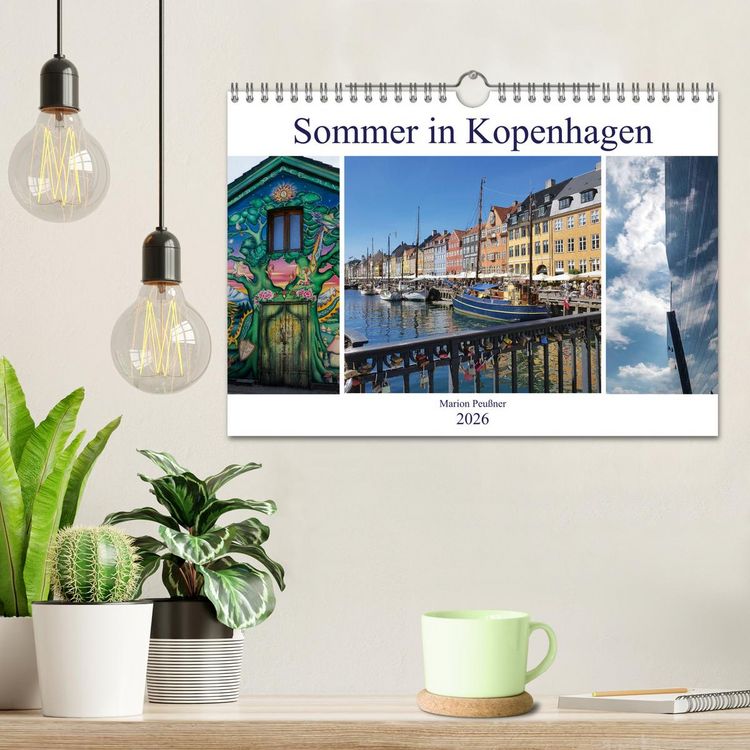 Produktbild: Sommer in Kopenhagen (Wandkalender 2026 DIN A4 quer), CALVENDO Monatskalender