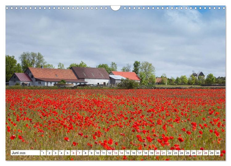 Produktbild: Gotland - Sonneninsel in der Ostsee (Wandkalender 2026 DIN A3 quer), CALVENDO Monatskalender