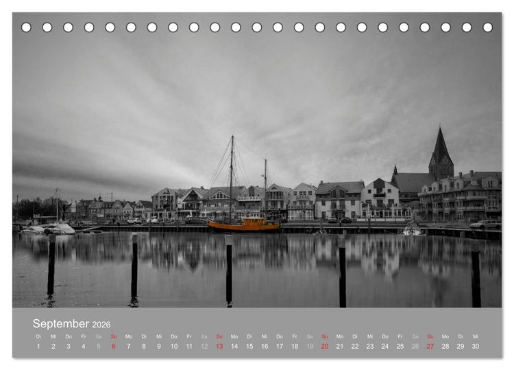 Produktbild: H&auml;fen der Ostsee (Tischkalender 2026 DIN A5 quer), CALVENDO Monatskalender