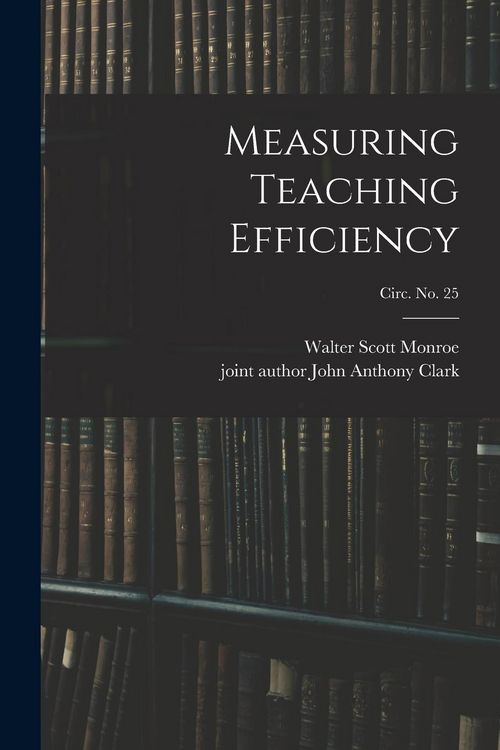 Produktbild: Measuring Teaching Efficiency; circ. No. 25