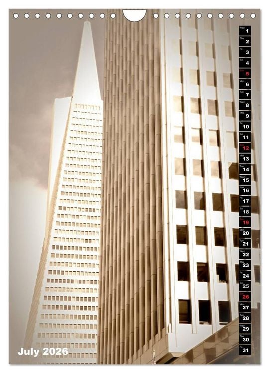Produktbild: Lovely Town SAN FRANCISCO (Wall Calendar 2026 DIN A4 portrait), CALVENDO 12 Month Wall Calendar