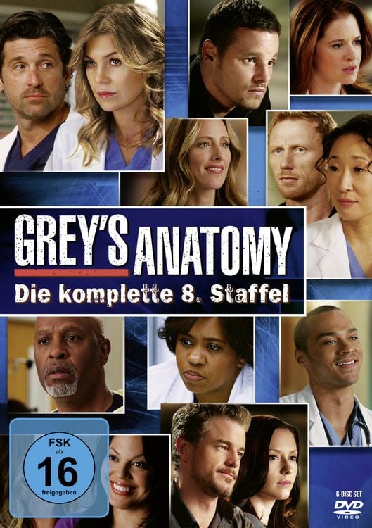 Grey's Anatomy - Die komplette achte Staffel [6 DVDs]