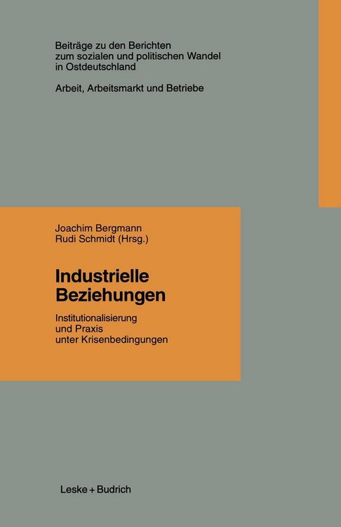 Produktbild: Industrielle Beziehungen