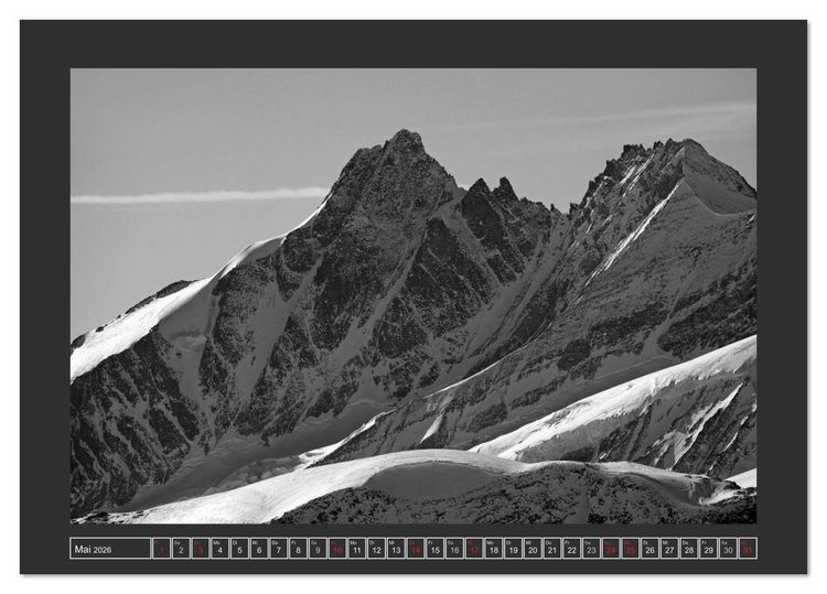 Produktbild: Der Gro&szlig;glockner 3798m (Tischkalender 2026 DIN A5 quer), CALVENDO Monatskalender