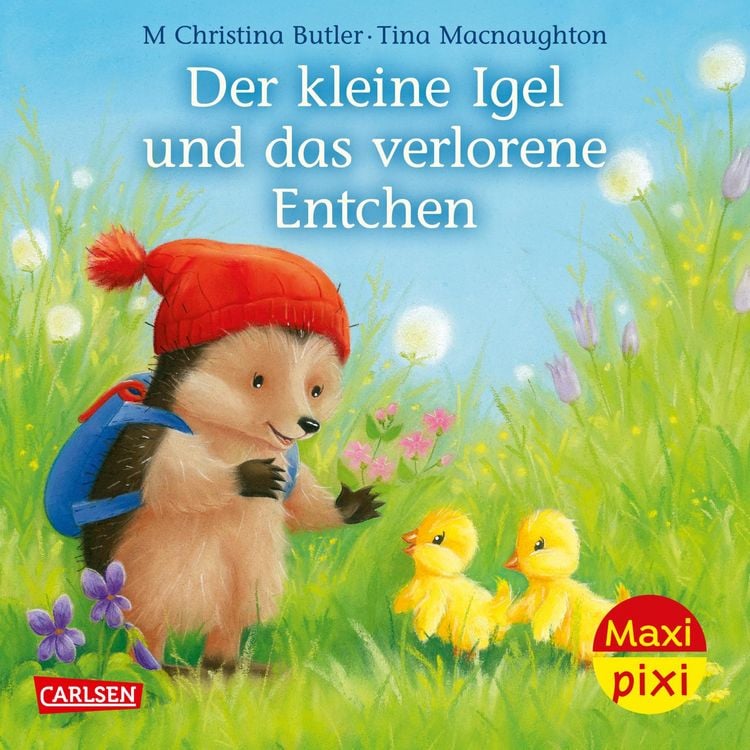 Produktbild: Maxi Pixi 411: Der kleine Igel und das verlorene Entchen