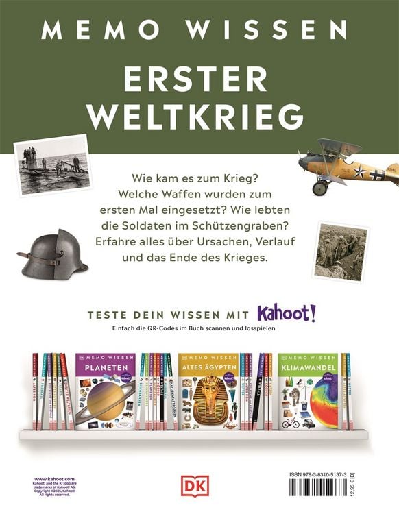 Produktbild: Memo Wissen. Erster Weltkrieg
