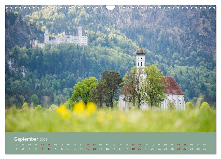 Produktbild: Heimweh Allg&auml;u 2026 (Wandkalender 2026 DIN A3 quer), CALVENDO Monatskalender