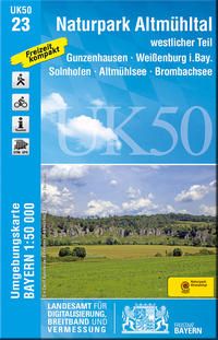Produktbild: UK50-23 Naturpark Altm&uuml;hltal westlicher Teil