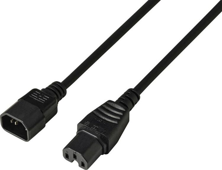 Produktbild: Sygonix SY-7154268 Strom Netzkabel Schwarz 3.00m
