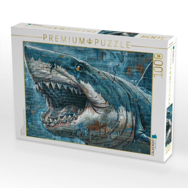 Produktbild: CALVENDO Puzzle Megalodon | 1000 Teile Lege-Gr&ouml;&szlig;e 64x48cm Foto-Puzzle f&uuml;r gl&uuml;ckliche Stunden