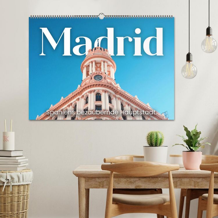 Produktbild: Madrid - Spaniens bezaubernde Hauptstadt. (Wandkalender 2026 DIN A2 quer), CALVENDO Monatskalender