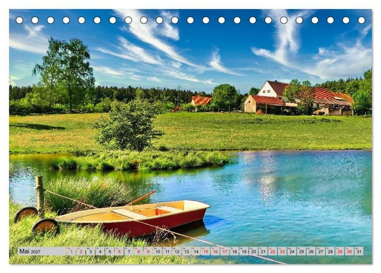 Produktbild: Die Stauden, eine Landschaft aus dem Bilderbuch (Tischkalender 2027 DIN A5 quer), CALVENDO Monatskalender